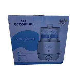 Eccomum Bottle Warmer 2-in-1 Steam Sterilizer Dual Bottle BPA Free Model HB-055E